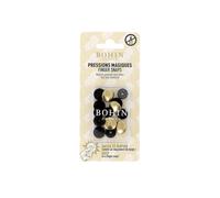 Bohin Boutons Pressions métal sans Pince 14mm doré