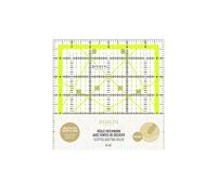 BOHIN France - BOHIN France 30, 45 et 60° (15.2x15.2cm) Fente Piquage Règle avec Pouces Marquages - 1 Pièce