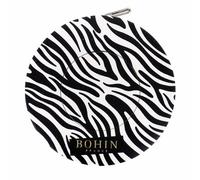BOHIN France - BOHIN France Safari Collection Boîtier ABS (150cm) Zèbre Imprimer Automatique Rétractable Enroulement Ruban Mesure - 1 Pièce