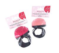 BOHIN France Bracelet Coussin à Épingles - Minder-Épingles Pliable pour Projets de Couture, Velours Rose - 1 Pièce