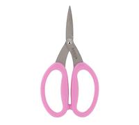 BOHIN France Ciseaux de Couture Micro-Dentelés - Grands et Ciseaux à Manche Souple pour Tissus, Fils et Laine, Rose, 17.5 x 5cm - 1 Pièce