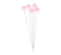 BOHIN France Épingles à Tête en Étoile - Nickelé, Pointe Aiguisée Épingles pour Projets de Couture et de Tricot, Acier, Rose, 36 x 0.55mm - 100 Pièces
