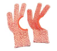 BOHIN France Gants de Quilting - Anti-fatigue, Adhérence Optimale Gants pour Projets de Quilting à la Machine, Nylon, Rose, Taille L - 1 Paire