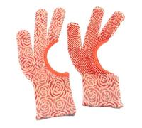 BOHIN France Gants de Quilting - Anti-fatigue, Adhérence Optimale Gants pour Projets de Quilting à la Machine, Nylon, Rose, Taille S - 1 Paire