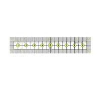 BOHIN France Règle de Quilting avec Marquage en Centimètres - Règle de Patchwork pour Projets de Quilting et Couture, 10 x 2cm - 1 Pièce