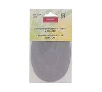 Bohin Lot de 2 patchs souples à coudre Gris clair