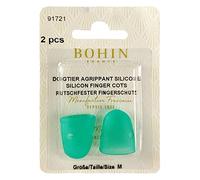 Bohin - Vert (Milieu) Caoutchouc Dé à Coudre - 2 Pièces