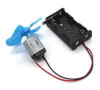 BohjuneCR Kit de pales de Ventilateur à Quatre pales, Moteur 130 CC, avec Support de Puissance, Accessoires de Ventilateur modèle DIY