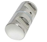 Bohle Laiton chromé rond Bouton de porte de douche en verre