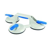 Bohle VERIBOR® Ventouse Capacité 90 kg Tête Ø 120 mm 3 Têtes Caoutchouc Quantité:1