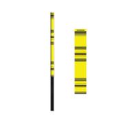 Bohning Bandes de flèche traditionnelles de 17,8 cm, petit, aérographe jaune
