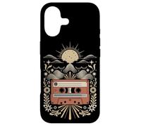 Boho Art Lecteur Cassette Musique Enregistreur Coque pour iPhone 17