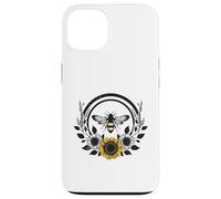 Boho Bee Tournesol Esthétique Florale pour Femmes et Filles Coque pour iPhone 13