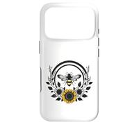 Boho Bee Tournesol Esthétique Florale pour Femmes et Filles Coque pour iPhone 17 Pro
