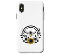 Boho Bee Tournesol Esthétique Florale pour Femmes et Filles Coque pour iPhone X/XS