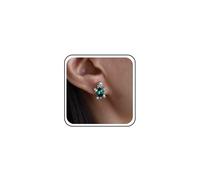 Boho Boucles D'oreilles Mariage Mini Strass Argent Vert Cristal Tortue Petites Boucles D'oreilles Simple Dainty Black Cz Pink Diamond Prom Sparkly Tiny Cute Smaller Delicate Minimalist For Women
