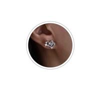 Boho Boucles D'oreilles Mariage Strass Mini Cœur Or Argent Dainty Cz Petites Boucles D'oreilles Simple Sparkly Tiny Crystal Cute Smaller Love Delicate Minimalist Cartilage Trendy Jewelry For Women