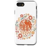 Boho Bowling Ball and Pins Folk Coque pour iPhone SE (2020) / 7/8