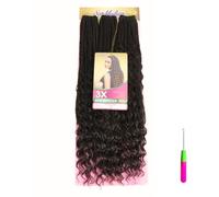 BOHO BOX BRAIDS Ser Mulher Extension - TRECCINE prêtes pour crochet braids Longueur: 65 cm Poids: 300 gr (4 Dark Brown)