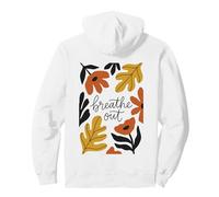 Boho Breathe Out Automne Floral Stress Mois Soulagement Mois Sweat à Capuche