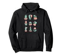 Boho Cactus Abstrait Doodle Art du désert Sweat à Capuche