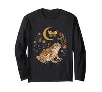 Boho Céleste Grenouille Lune Floral Manche Longue