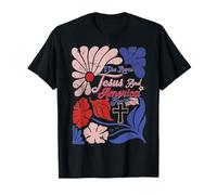 Boho Christian, 4 juillet, elle aime Jésus et l'Amérique aussi T-Shirt