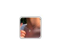 Boho Dainty Tiny Cz Pendant Necklace Gold Small Round Crystal Thin Necklace Wedding Pink Rhinestone Choker Simple Dot Solitaire Chain Delicate Minimalist Cute Sparkly Cubic Zirconia for Women