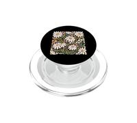 Boho Daisy Flowers Cottagecore Botanical Nature Illustration PopSockets PopGrip pour MagSafe