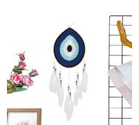 Boho Dream Catcher - Plume et à accrocher au mur, décor fait à la main pour la maison et la chambre, élégant ornement de dortoir | Attrape-rêves pour la décoration murale
