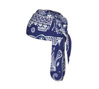 Boho Elephant Print Skull Cap Quick Dry Bike Headwrap Léger Respirant Taille unique Adulte Bonnet moderne
