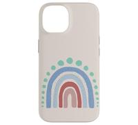 Boho Esthétique Rainbow Pastel Blues and Rose Coque pour iPhone 14