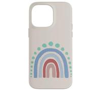 Boho Esthétique Rainbow Pastel Blues and Rose Coque pour iPhone 14 Pro Max