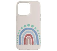 Boho Esthétique Rainbow Pastel Blues and Rose Coque pour iPhone 15 Pro Max