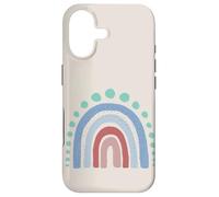 Boho Esthétique Rainbow Pastel Blues and Rose Coque pour iPhone 17