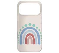 Boho Esthétique Rainbow Pastel Blues and Rose Coque pour iPhone 17 Pro Max