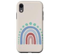 Boho Esthétique Rainbow Pastel Blues and Rose Coque pour iPhone XR