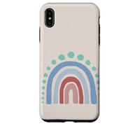Boho Esthétique Rainbow Pastel Blues and Rose Coque pour iPhone XS Max