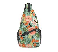 Boho Fleur Printemps Coloré Sac bandoulière, Sac à bandoulière décontracté pour Homme et Femme