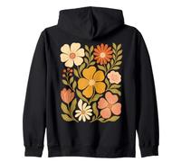 Boho Floral Bloom Vintage Fleur Art Sweat à Capuche