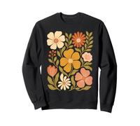 Boho Floral Bloom Vintage Fleur Art Sweatshirt