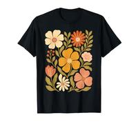Boho Floral Bloom Vintage Fleur Art T-Shirt