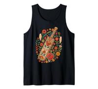 Boho Floral Cricket Bat and Ball Summer Débardeur