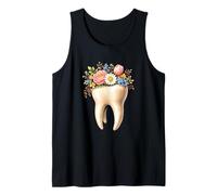 Boho Floral Dent Fleurs Printemps Dental Vintage Esthétique Débardeur