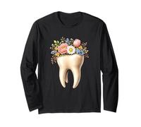 Boho Floral Dent Fleurs Printemps Dental Vintage Esthétique Manche Longue