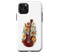 Boho Floral Electric Guitar Guitarist Coque pour iPhone 11 Pro