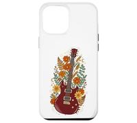Boho Floral Electric Guitar Guitarist Coque pour iPhone 12 Pro Max