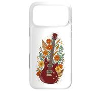 Boho Floral Electric Guitar Guitarist Coque pour iPhone 17 Pro Max