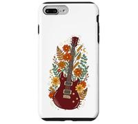 Boho Floral Electric Guitar Guitarist Coque pour iPhone 7 Plus/8 Plus
