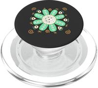 Boho Floral Mandala Tribal Graphic Tee Folk Art Cadeau PopSockets PopGrip pour MagSafe